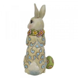 Bunny Wearing Flowers H13cm Jim Shore 6010278 retired * aanbieding