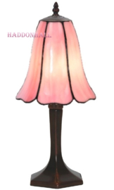 8187 * Tafellamp H33cm met Tiffany kap Ø15cm Liseron Pink