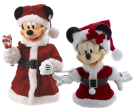 Mickey & Minnie - Set van 2 Tree Toppers H26cm