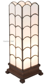 5929 Tafellamp Tiffany H36cm 14x14cm Mini-windlicht Art Deco Paris