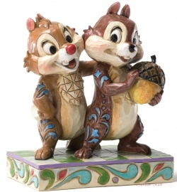 CHIP & DALE "Nutty Buddies" *12 cm* Jim Shore 4031475 Knabbel en Babbel, verkocht