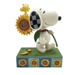 "Sensational Friendship" Snoopy with Sunflower H14,5cm Jim Shore 6016281