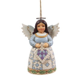 Quilt Angel Ornament H11cm Jim Shore 6017305