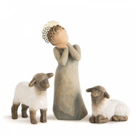 Willow Tree Set 3-delig  "Little Shepherdess" H13cm Susan Lordi 26442