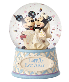 MICKEY & MINNIE "Happily Ever After" H18cm Jim Shore Waterbal 4059185 retired *