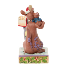Kanga & Roo "Roo's Holiday Wish H13,5cm + BASE COLOR Ø16cm Jim Shore 6018707 PREORDER