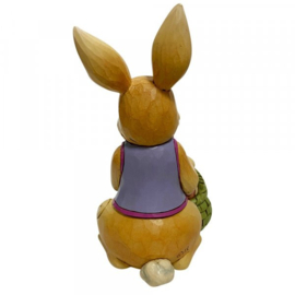 Bunny with Easter Basket H9cm Jim Shore 6010275 * retired , laatste exemplaren