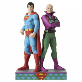 Superman and Lex Luthor Figurine H22,5cm Jim Shore 6005981 Superaanbieding retired *