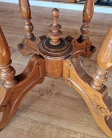 Tafel WIllem III H76cm Ø105cm Circa 1880 Teakhout