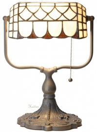 5729 * Bankierslamp Tiffany H35cm