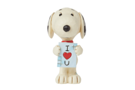Snoopy with Love Sign Mini Figurine H8cm Jim Shore 6016260