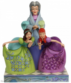 CINDERELLA Carriage , Lady Tremaine, Anastasia & Drizella , retired , both signed by Jim Shore *