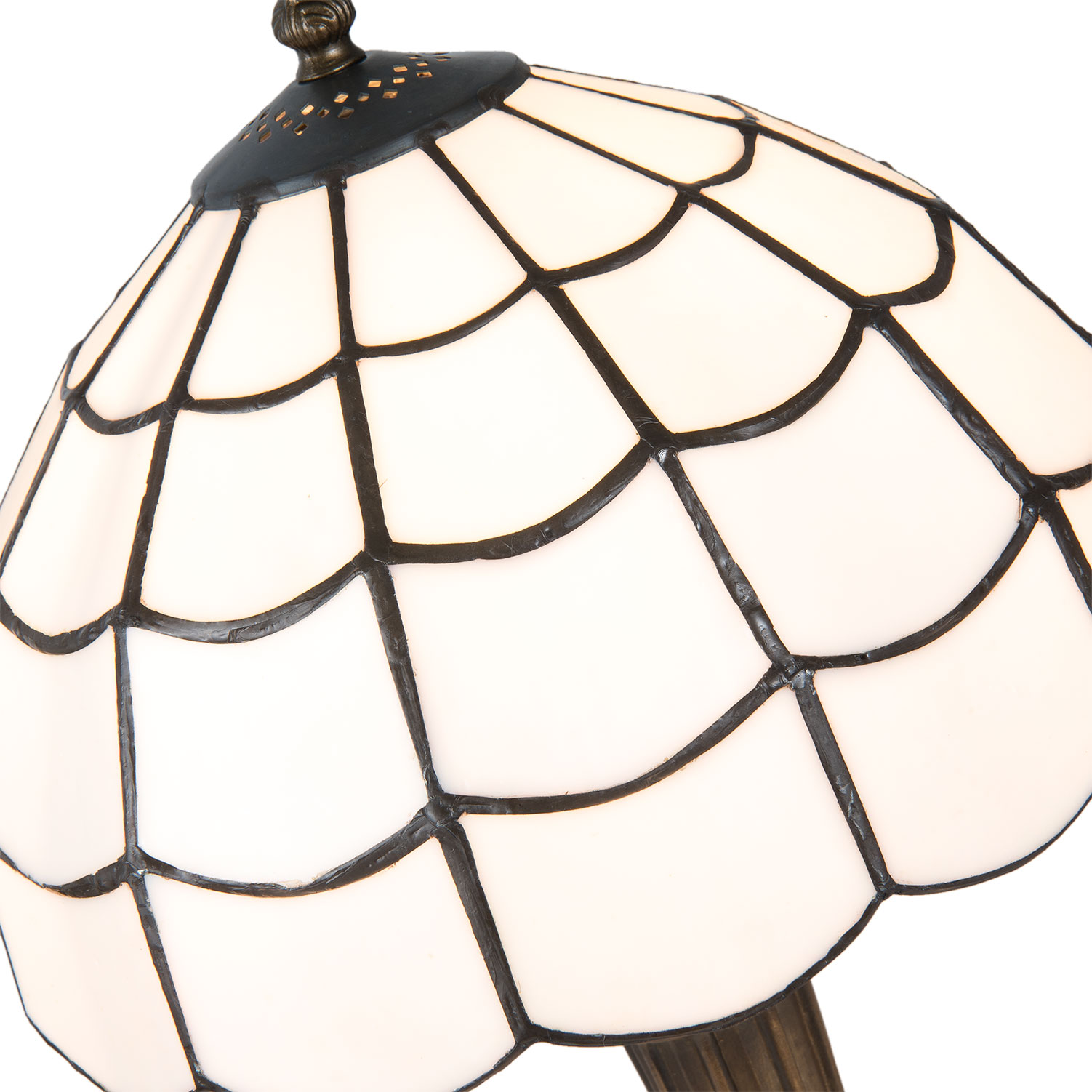 5936  Tafellamp H40cm met Tiffany kap Ø25cm Art Deco Paris