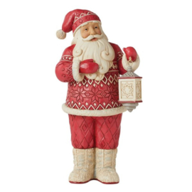 Nordic Santa with Fuzzy Boots H25cm Jim Shore 6010833 retired , laatste exemplaren *