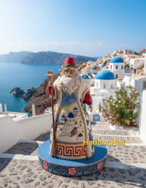 Greek Santa H18cm + BASE Ø16cm Jim Shore 4041069