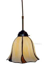 6240 Hanglamp Tiffany Ø24cm Desert Wave - Ketting of Textielsnoer