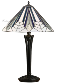 T026M  Tafellamp Tiffany H56cm Ø41cm Astoria