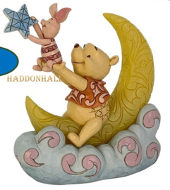 Winnie The Pooh & Piglet LED Moon Jim Shore 6019903 PREORDER.