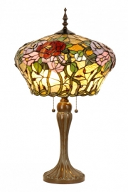 5571 Tafellamp Tiffany H72cm Ø40cm Rosamunde