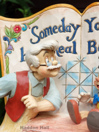 PINOKKIO Storybook  Someday you will be a Real Boy   Jim Shore 4057957  Retired , beperkte voorraad.