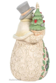 Snowman with Evergreen H20cm Jim Shore 6008362 retired *