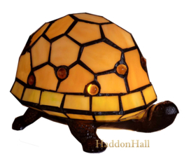 Tiffany lamp "Schildpad" B22cm Parel *