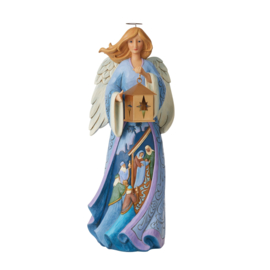 Nativity Angel Statue H48cm + BASE COLOR Ø22cm Jim Shore 6006250