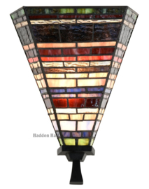 8128 Wandlamp Tiffany B23cm H30cm Industrial