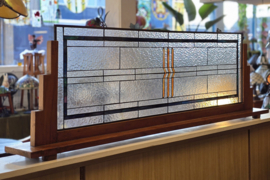 Paneel  Tiffany op voet  B165 H50cm
