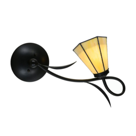 8199 8152 * Wandlamp B40cm met Tiffany kap Ø15cm Narcissus