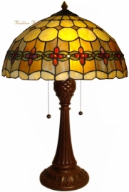 7807 *Tafellamp Tiffany H58cm Ø40cm Victoria