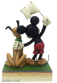 Mickey & Pluto Patriotes H15cm Jim Shore 6005975 retired *