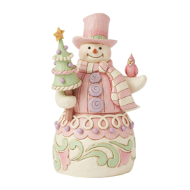 Pastel Candy Snowman "Pastel Winter Wonder's" Jim Shore 6017019