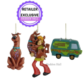 Scooby Doo - Set van 3 Hanging Ornament - Jim Shore retired items  aanbieding *