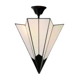 French Art Deco Tiffany Hanglamp - Plafonniere Ø35cm