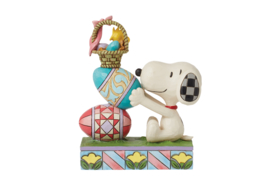 "Eggcellent Tower" Snoopy Stacked Easter Egg H15cm Jim Shore 6016262