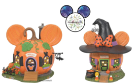 Mickey & Minnie's Pumpkintown Houses - Set van 2 - D56 retired