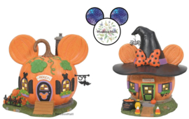 Mickey & Minnie's Pumpkintown Houses - Set van 2 - D56 retired *