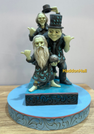 Haunted Mansion  "Beware of Hitchhiking Ghosts" H23,5cm  + BASE COLOR Ø22cm Jim Shore 6016589