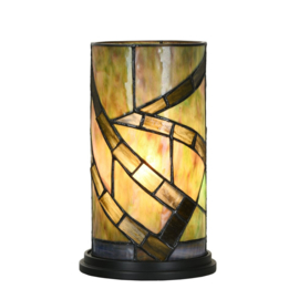 8420 Tafellamp Tiffany H25cm Windlicht model Willow