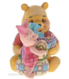 Winnie The Pooh & Piglet Easter H 12cm Jim Shore 6001283 retired *