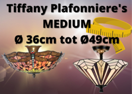 Plafonniere's Medium Ø 36 tot Ø 49 cm