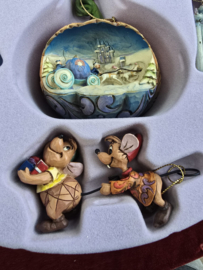 Cinderella Holiday Ornament set uit 2009 Jim Shore 4011042 , sold out