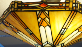 5420 96 * Plafonniere Tiffany Ø40cm Durban Art Deco Plafondlamp