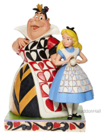 Alice & Queen of Hearts H20,5cm Jim Shore  6008069  retired Superaanbieding *