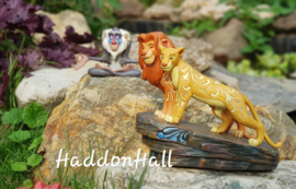 Lion King SIMBA & NALA "Love at Pride Rock" H 15cm 4040432 Disney Traditions retired *