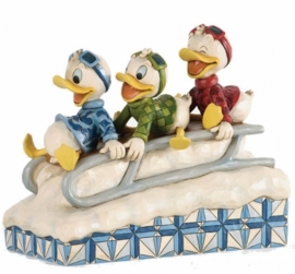 KWIK , KWEK & KWAK "Downhill Ducks" 12 cm JIM SHORE 4033270 , verkocht