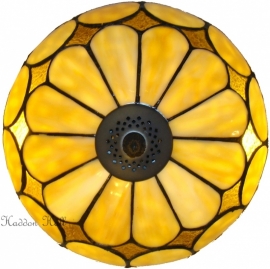 5316 96 * Plafonniere Tiffany Ø27cm Rond Bolvorm