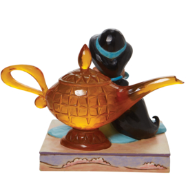 Aladdin - Jasmine & Genie Lamp H10cm Jim Shore 6010097 retired *