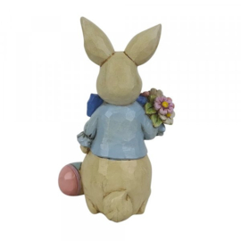 Bunny With Bow & Flowers H10cm Jim Shore 6010277 retired * uitverkocht